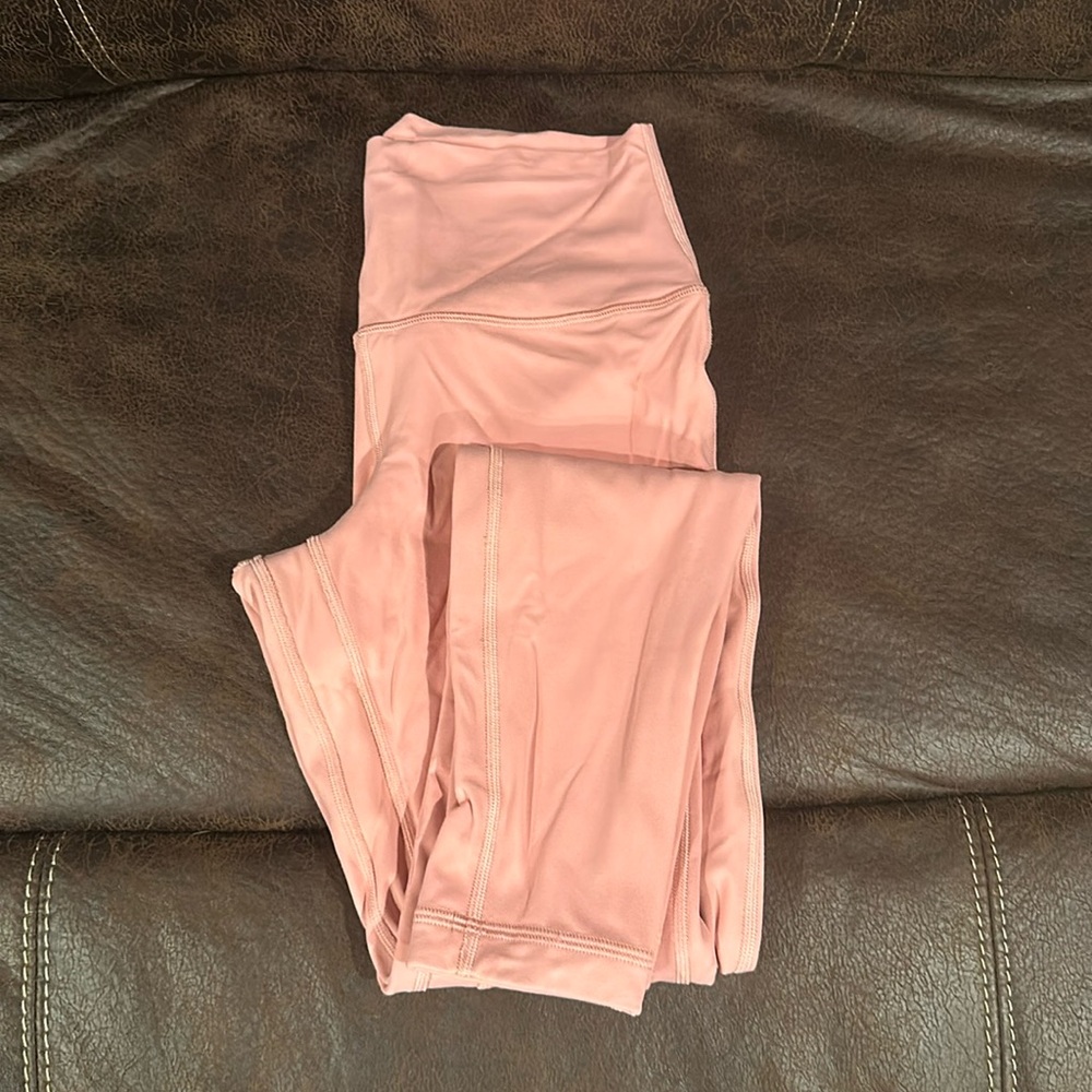 Lululemon align 28 inch pink leggings